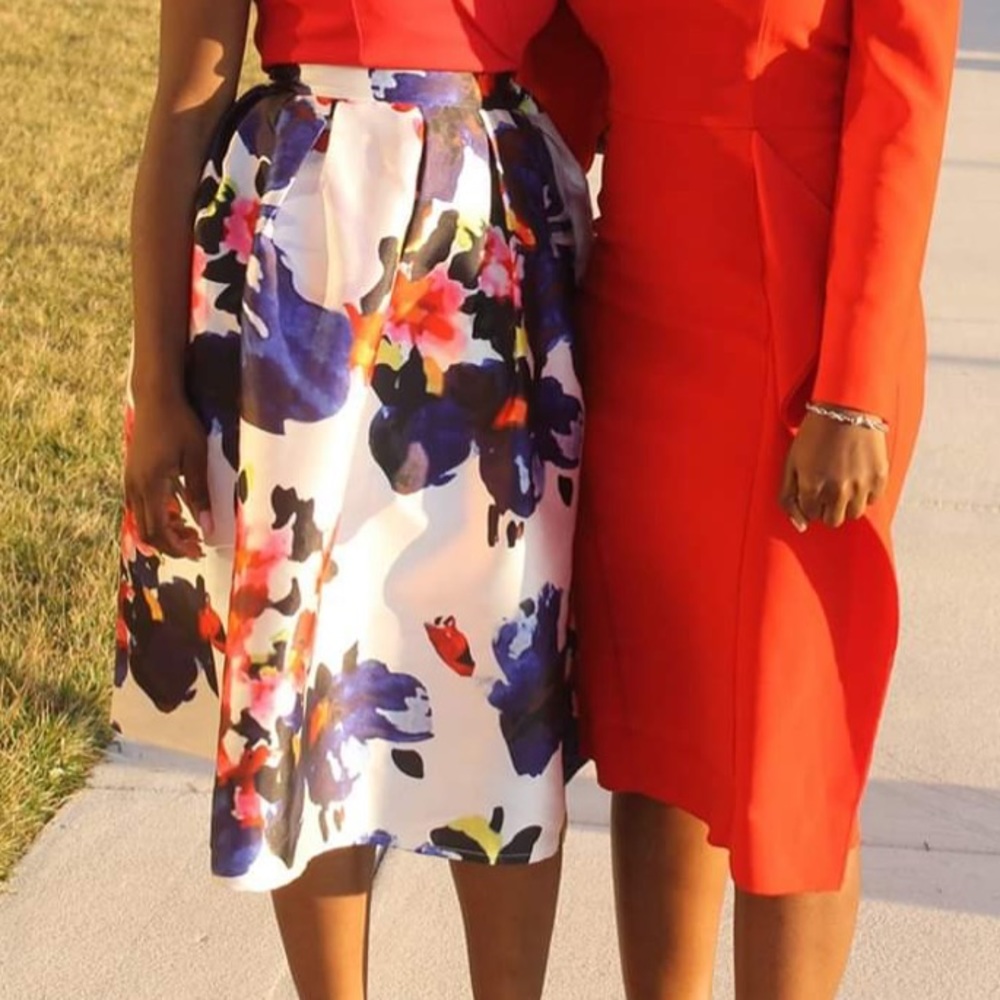 Floral skirt